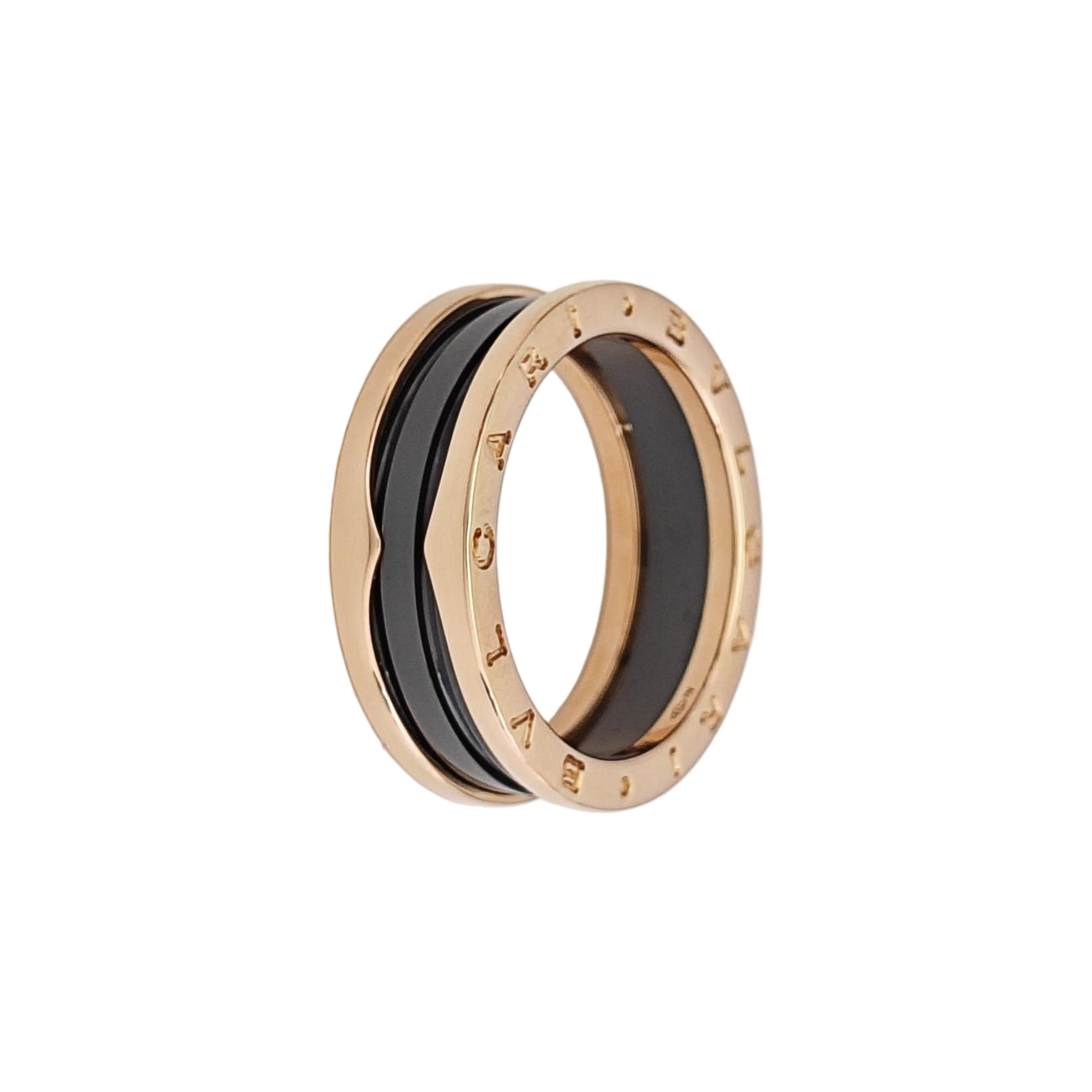 B.ZERO1 18k Rose Gold Ring EU 65