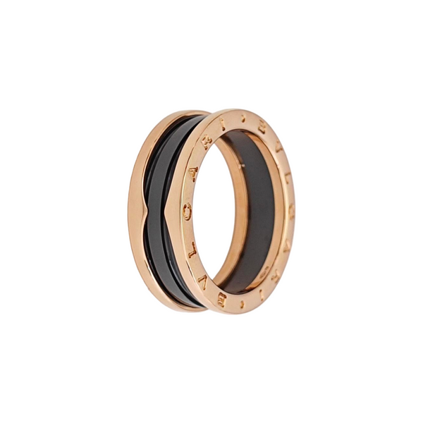 B.ZERO1 18k Rose Gold Ring EU 65