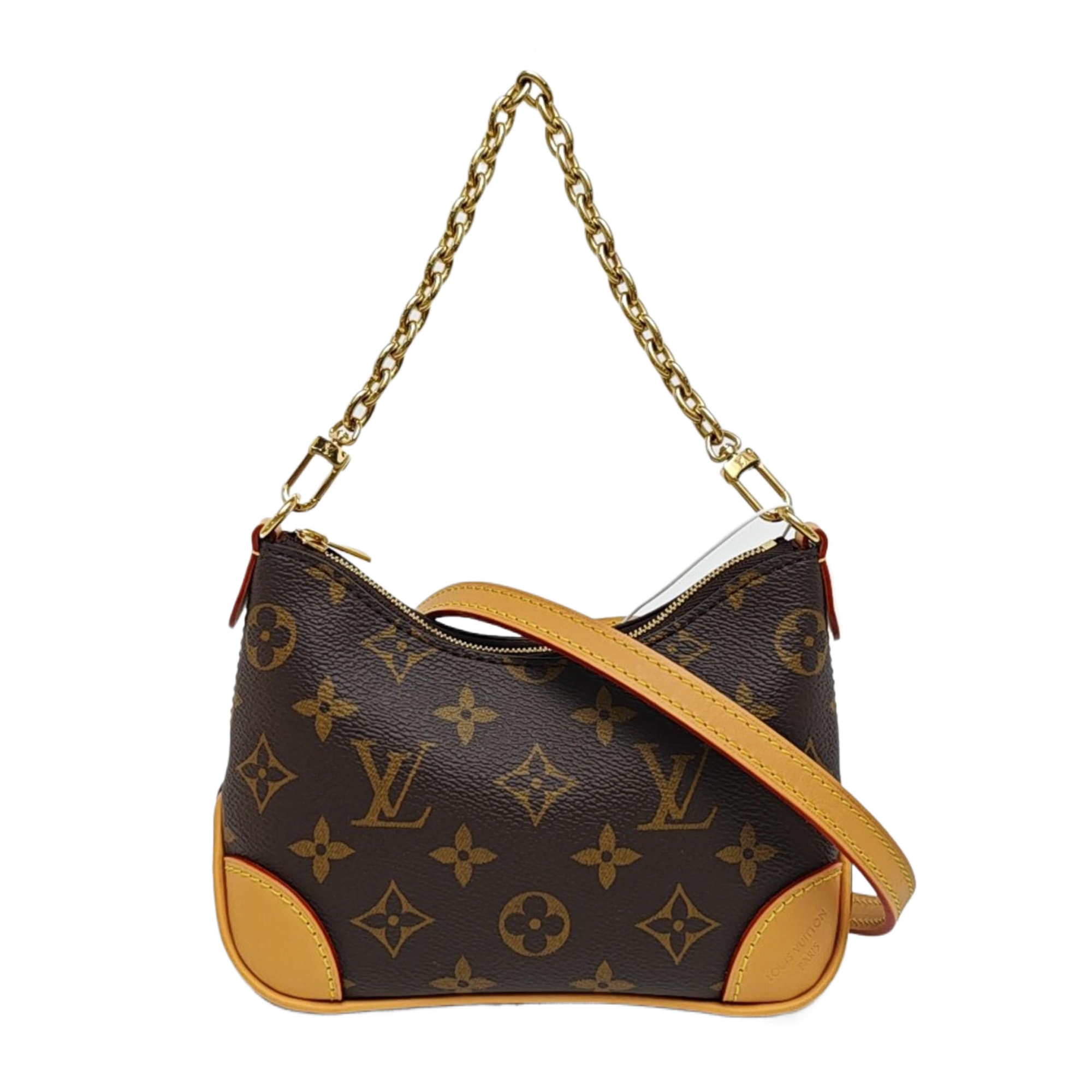 BOULOGNE Nano Monogram Coated Canvas Brown
