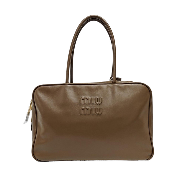 Beau Large Calfskin Gray