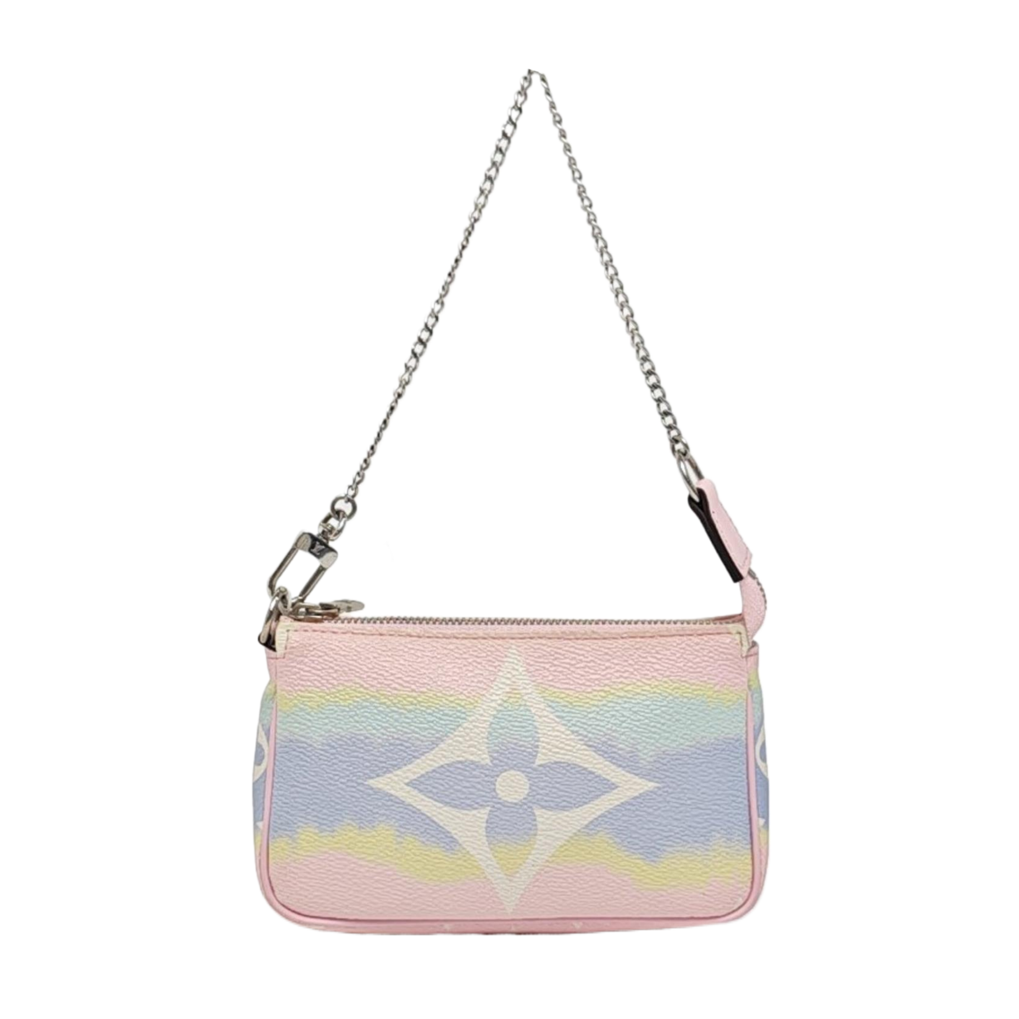 ACCESSOIRES Mini Monogram Coated Canvas Pink