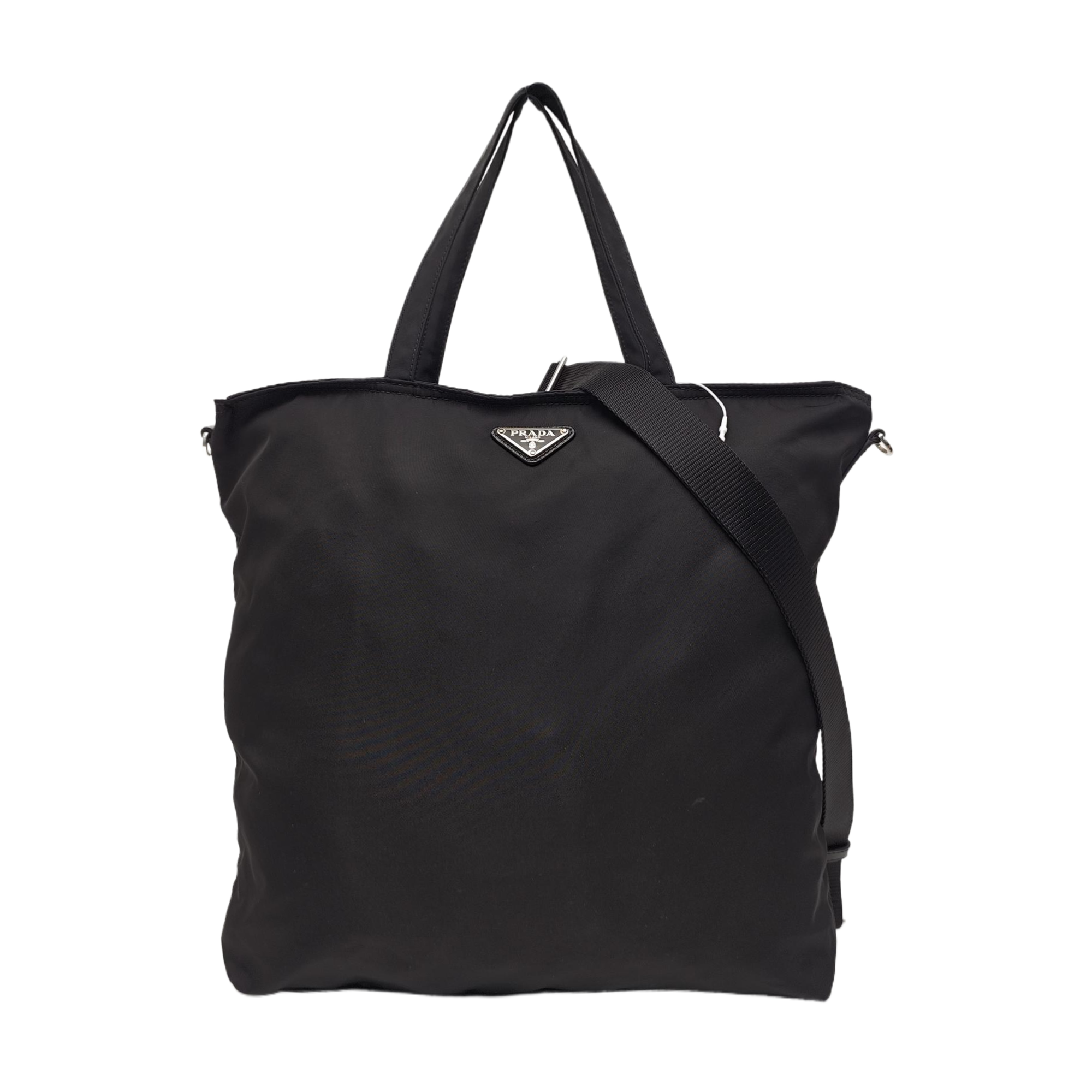 Nylon Shoulder Bag Black