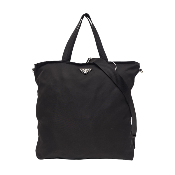 Nylon Shoulder Bag Black