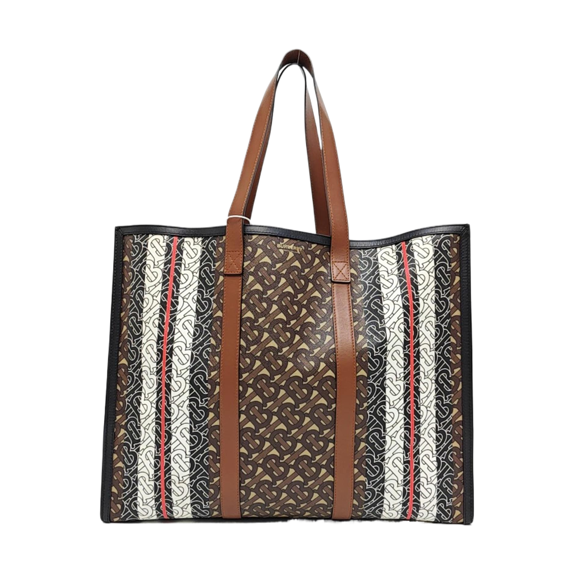 MONOGRAM Large Coated Canvas Brown