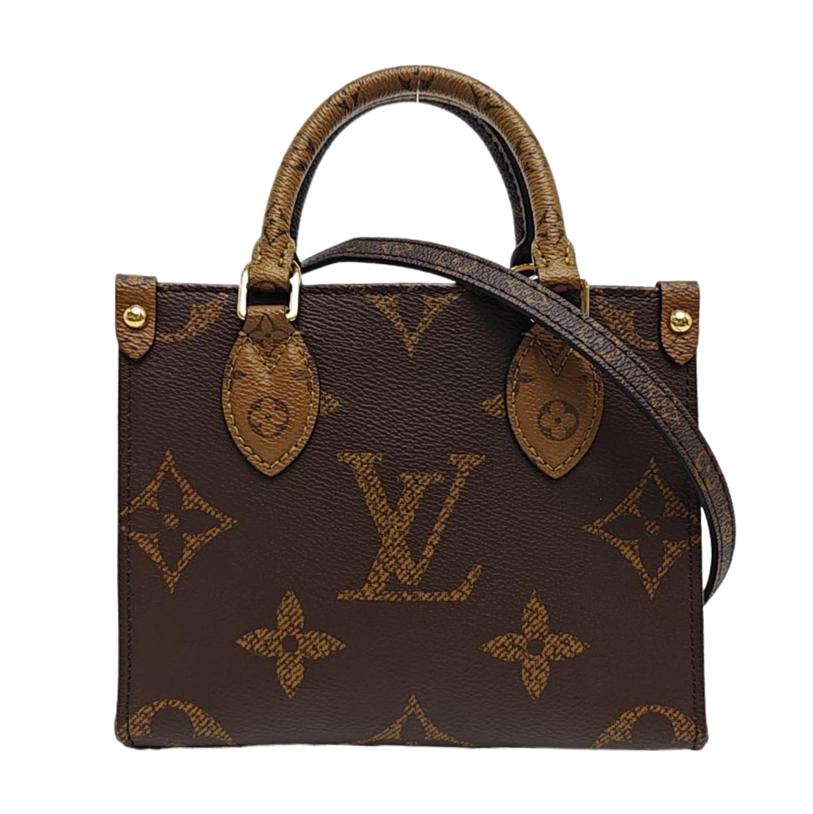 ONTHEGO BB Monogram Coated Canvas Brown