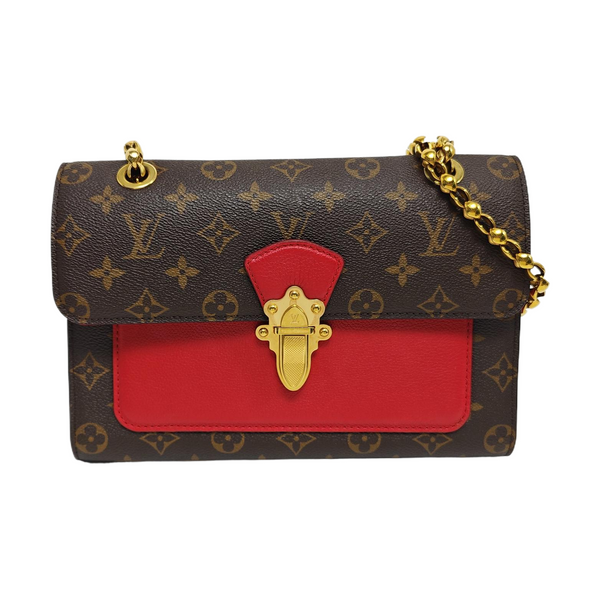 VICTOIRE Monogram Coated Canvas Brown
