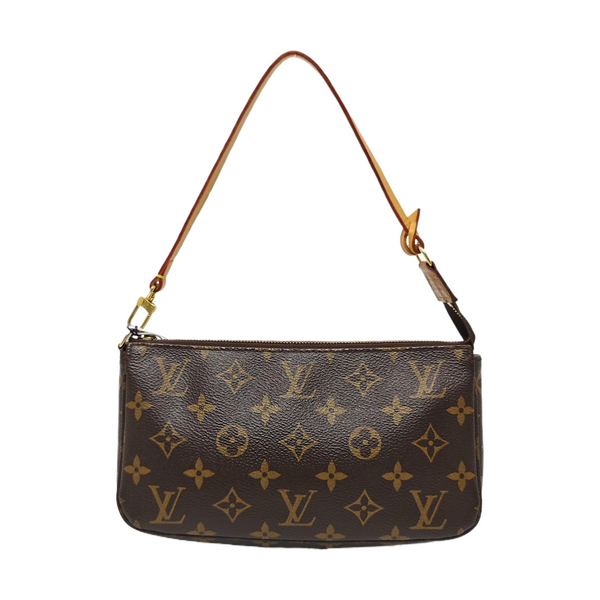 ACCESSOIRES GM Monogram Coated Canvas Brown