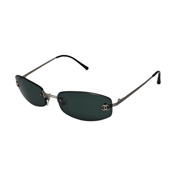 Metal Sunglasses Green