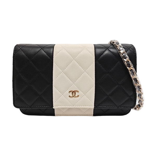 WOC Quilted Lambskin Black