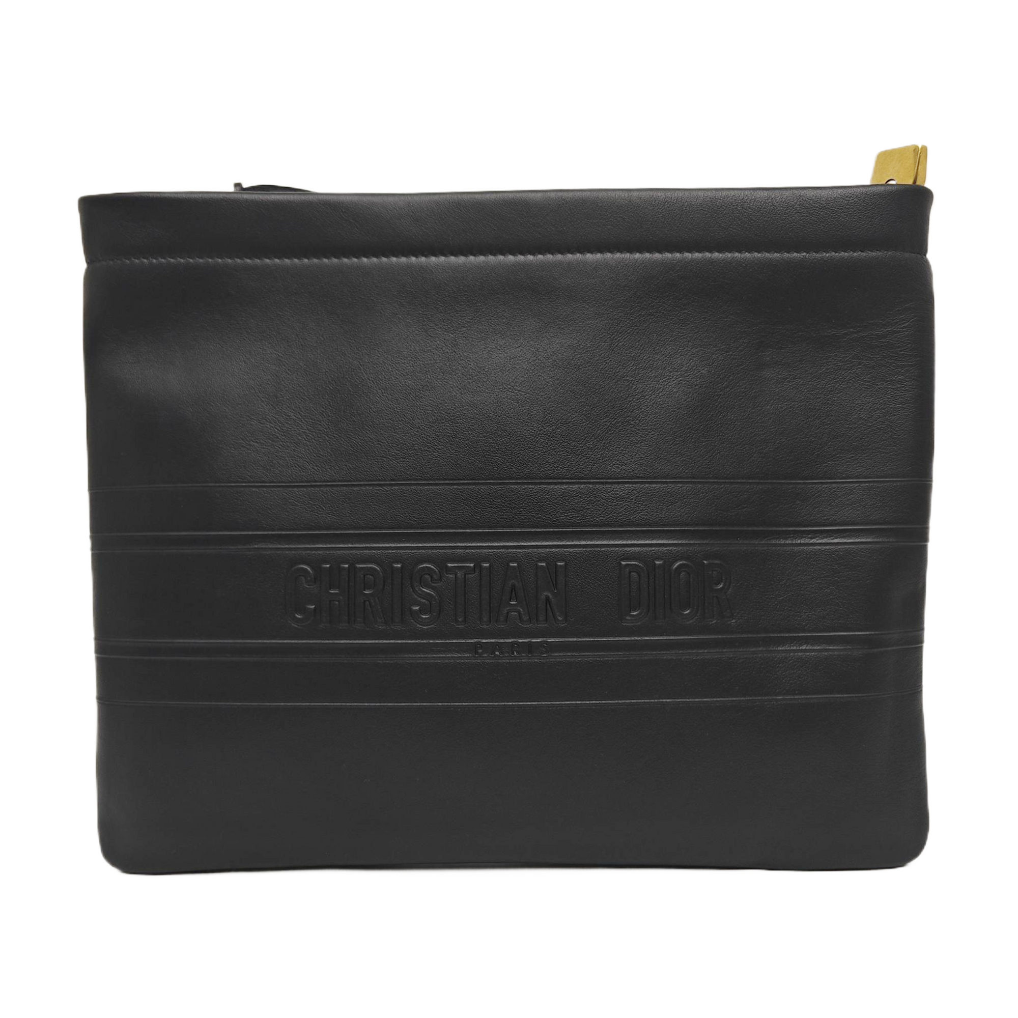 Calfskin Clutch Black