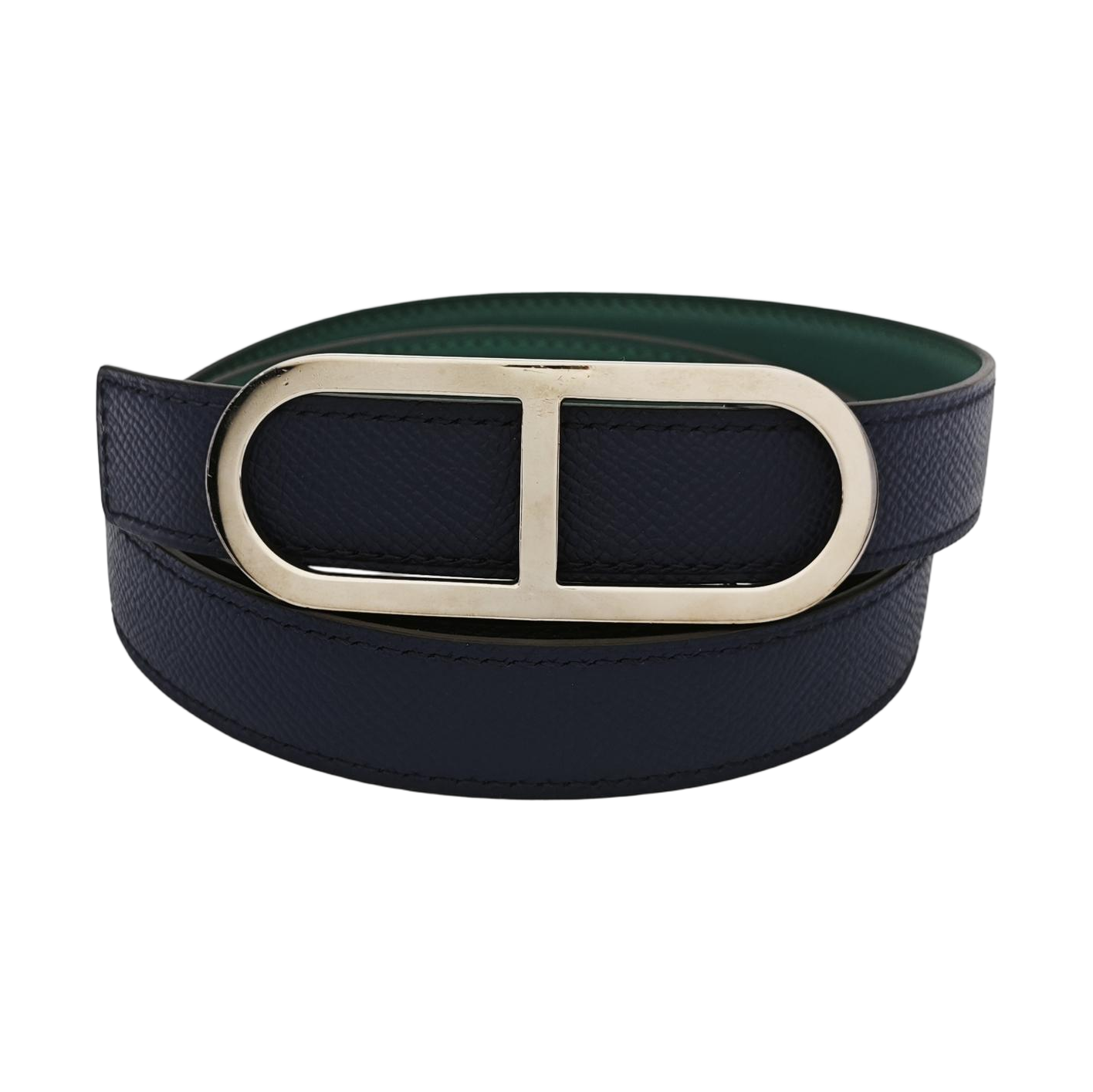 Leather Belt Blue