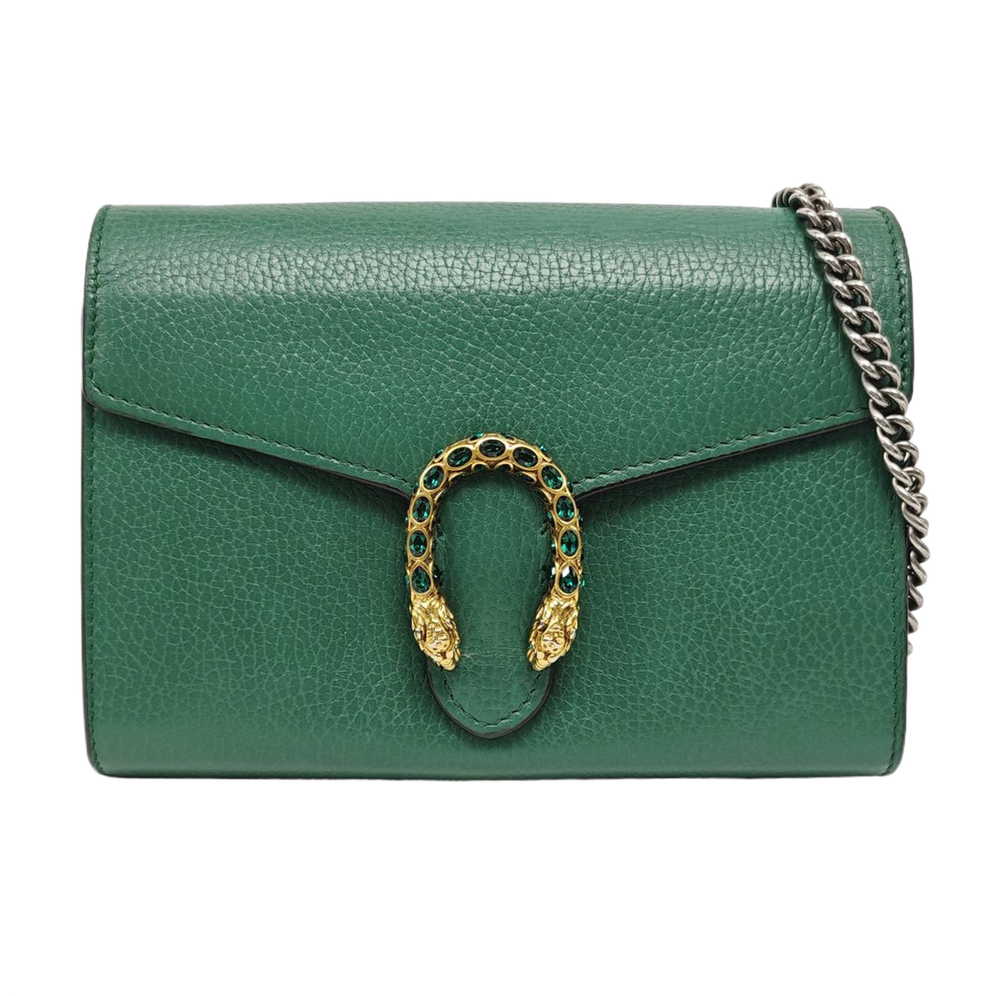 Authenticated pre-owned  Dionysus Mini Calfskin Green - Shoulder Bag at Looply