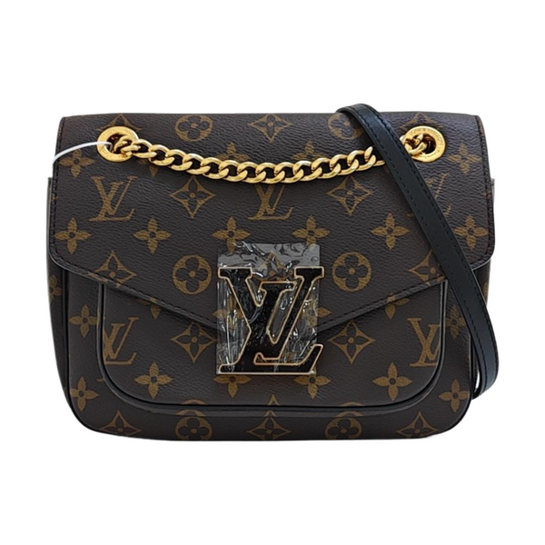 PASSY Monogram Coated Canvas Brown