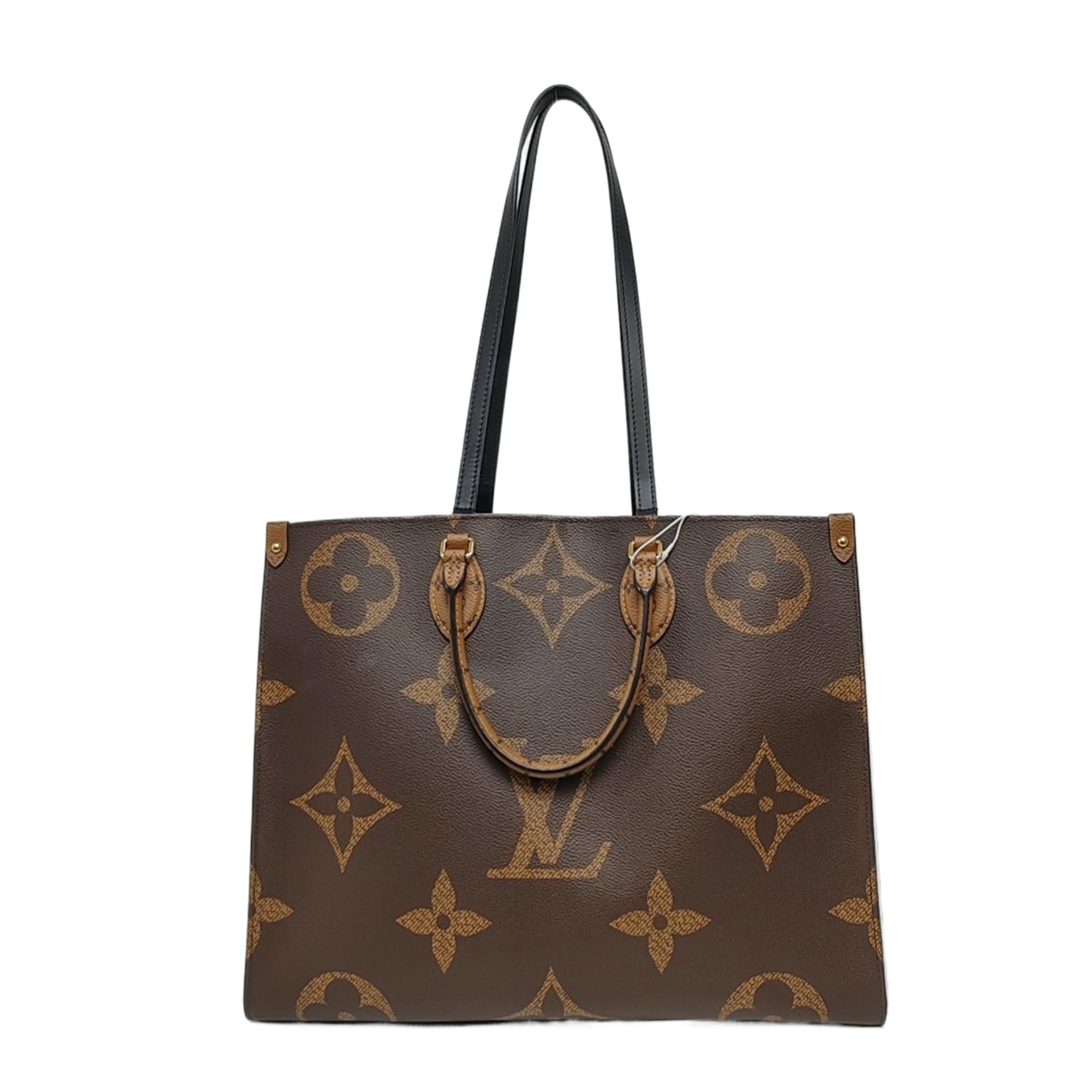 Authenticated pre-owned  ONTHEGO GM Monogram Coated Canvas Brown - Tote Bag at Looply