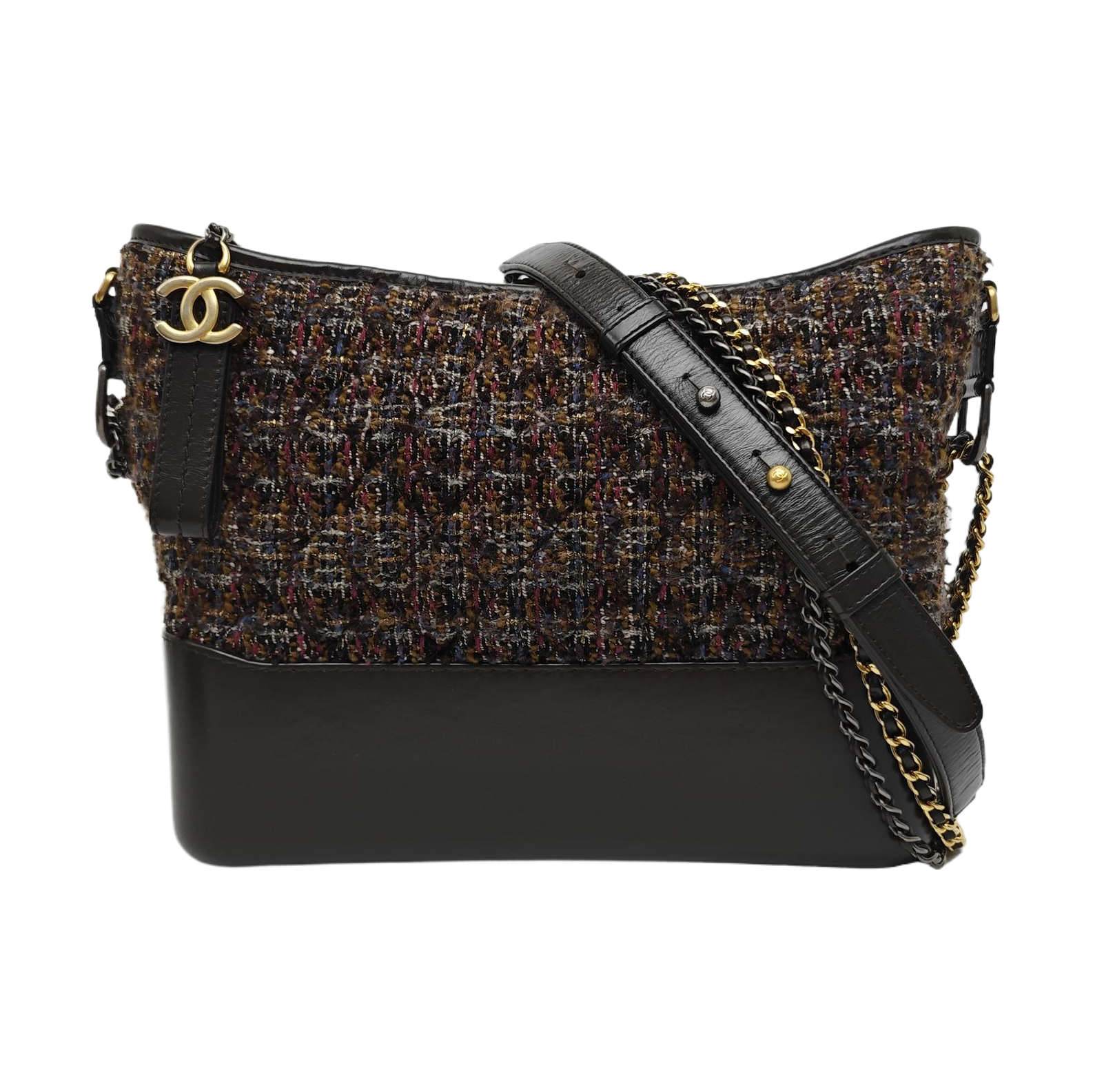 GABRIELLE Medium Quilted Wool Multicolor
