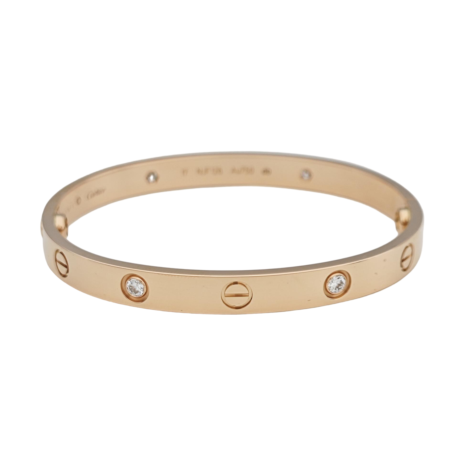 LOVE 18k Rose Gold Bangle