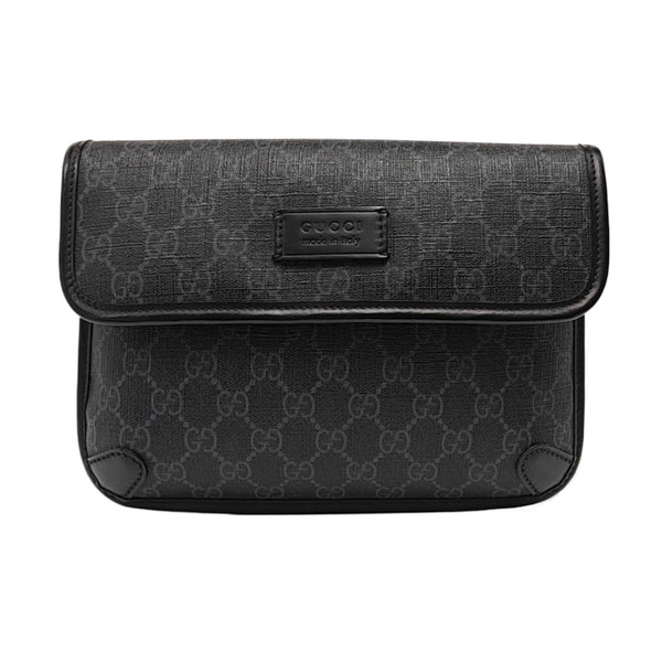 Neo Vintage Monogram Coated Canvas Black
