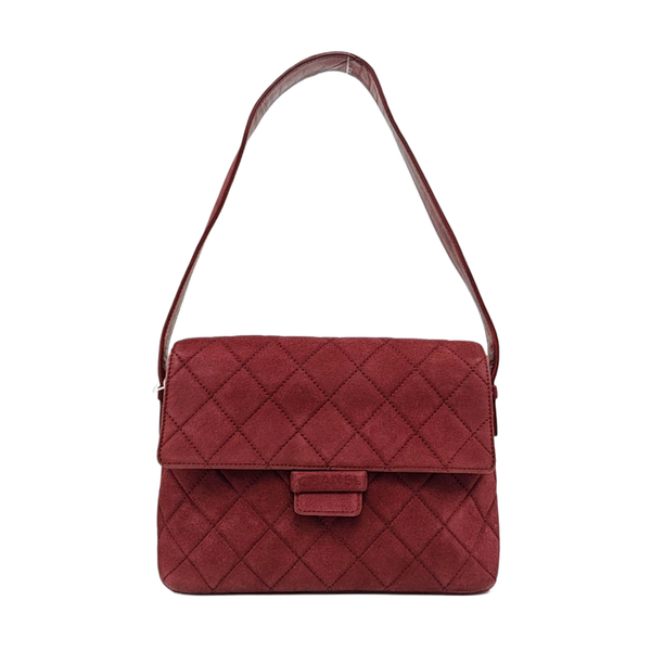 Quilted Suede Red
