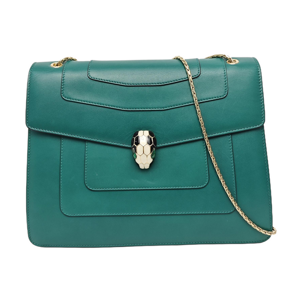 SERPENTI FOREVER Calfskin Green