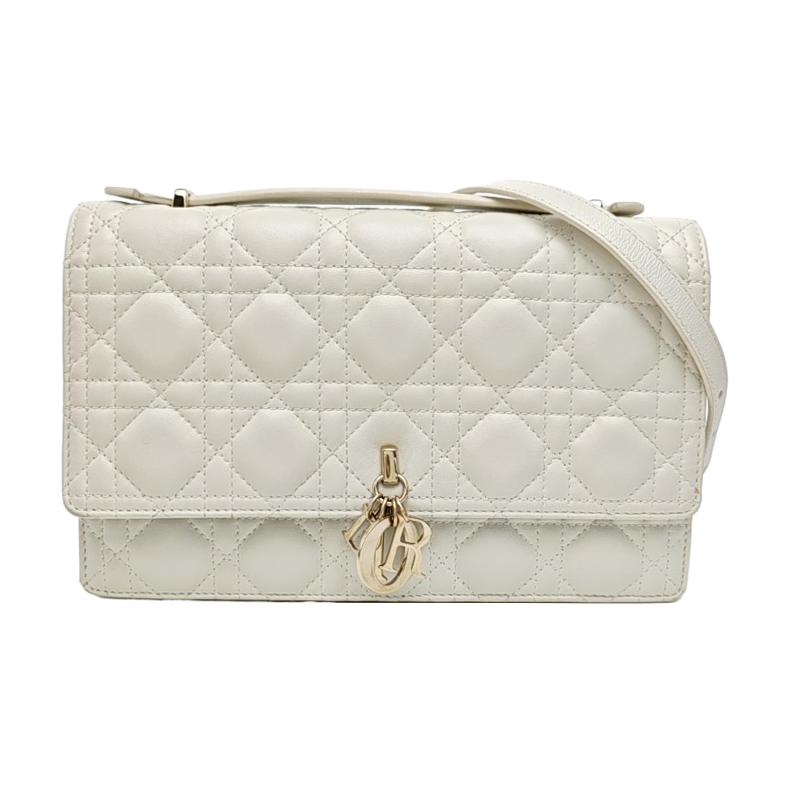 My Dior MISS DIOR Cannage Lambskin White