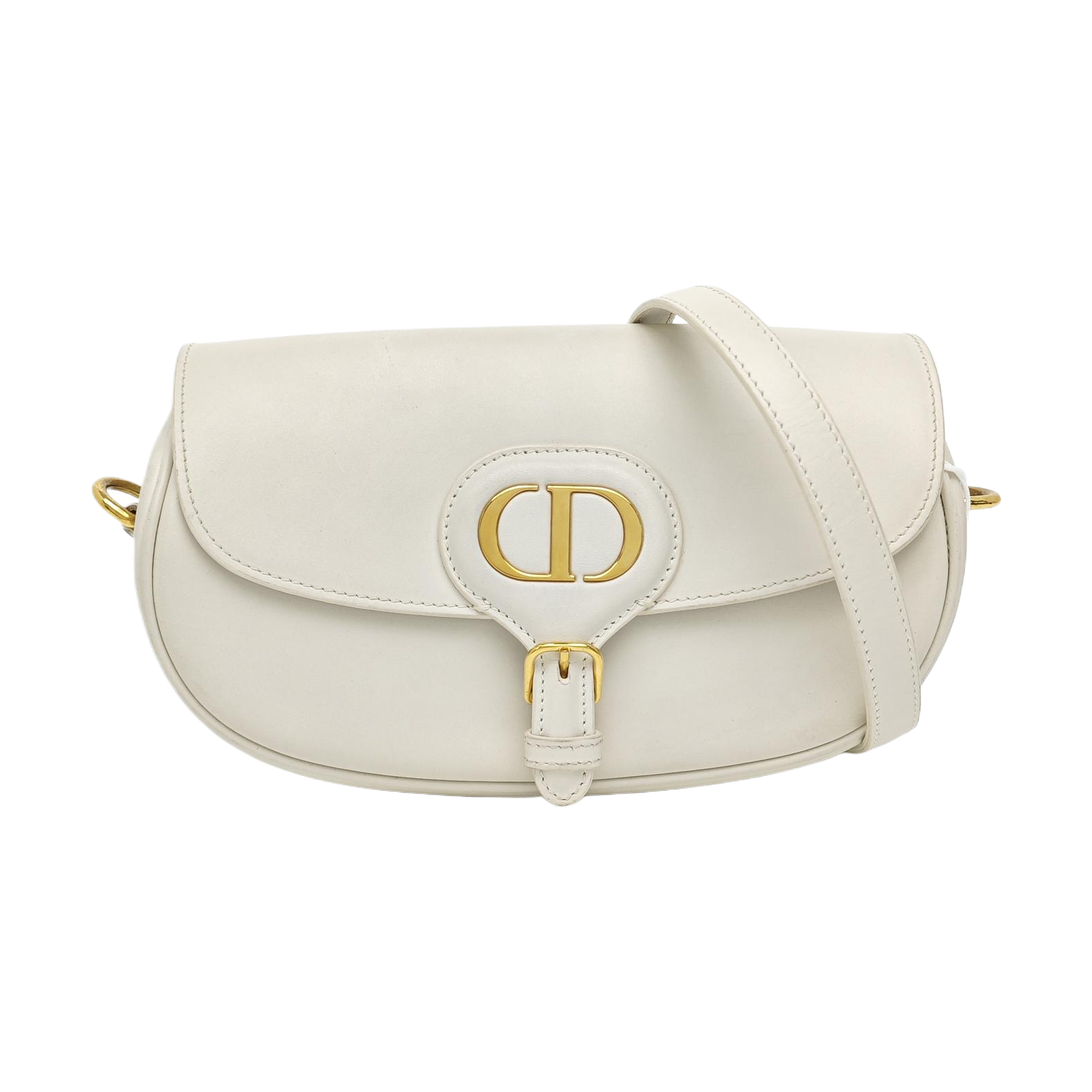 Bobby Medium Calfskin White