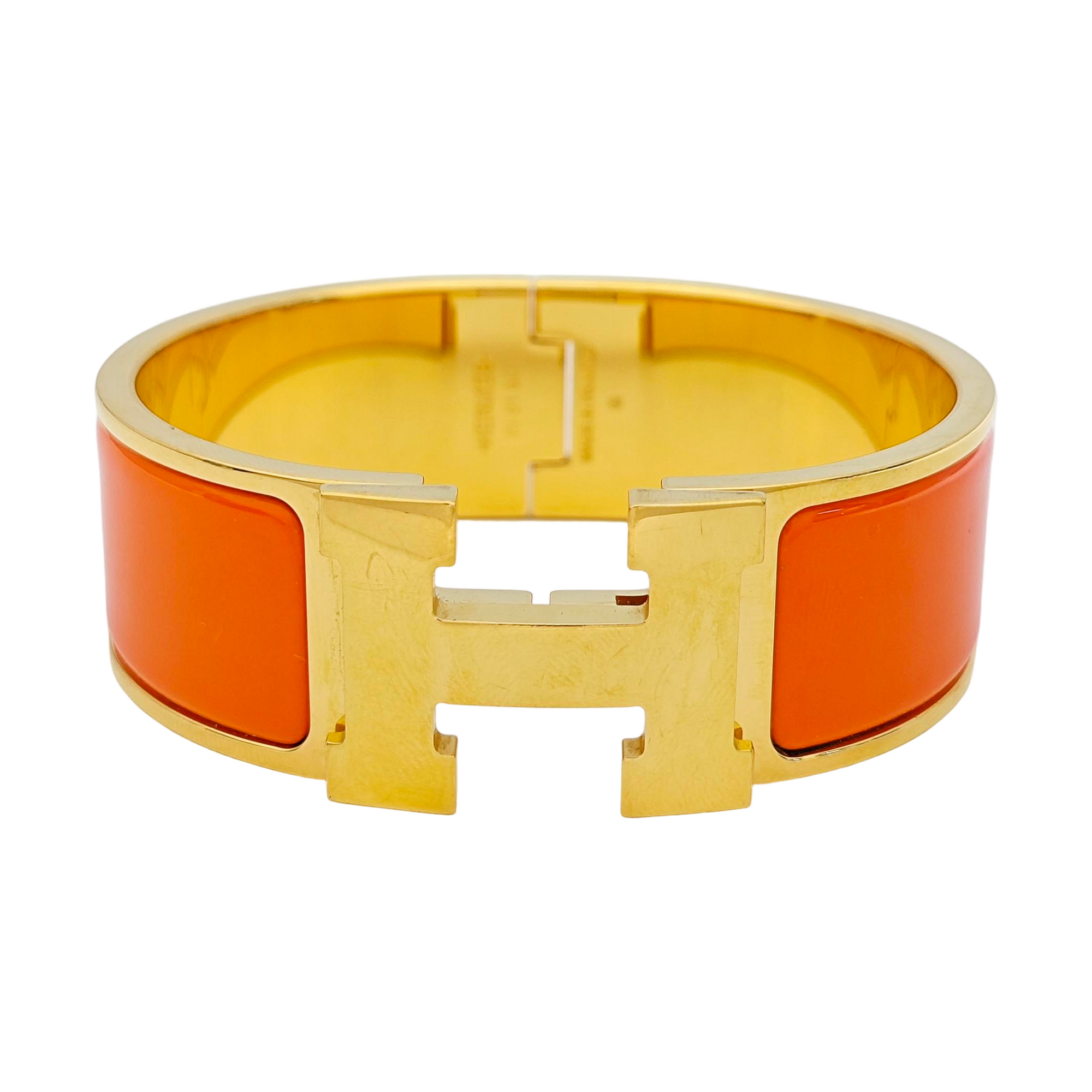 Clic Clac H Metal Gold Bangle