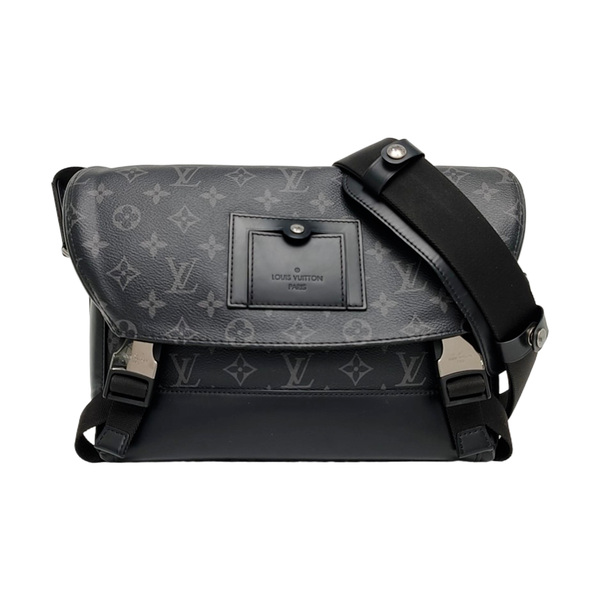 VOYAGER PM Monogram Coated Canvas Black