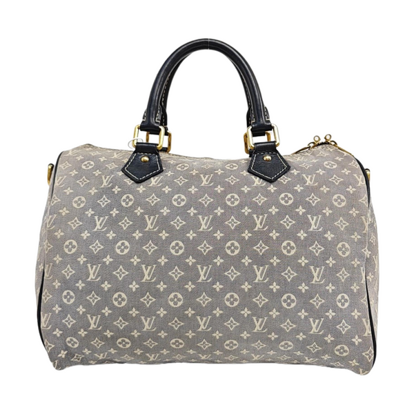 Monogram Canvas Top Handle Bag Blue