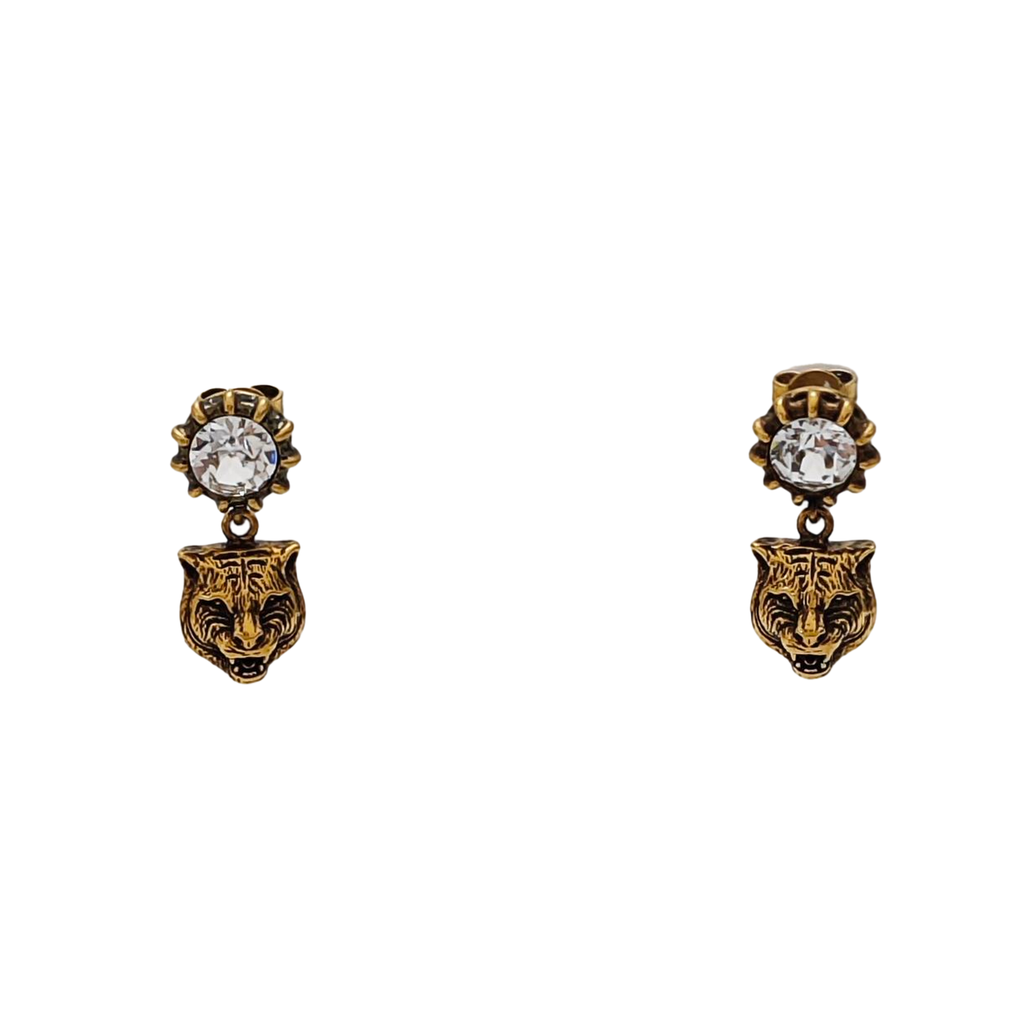 Metal Gold Stud Earrings
