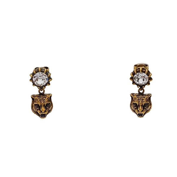 Metal Gold Stud Earrings