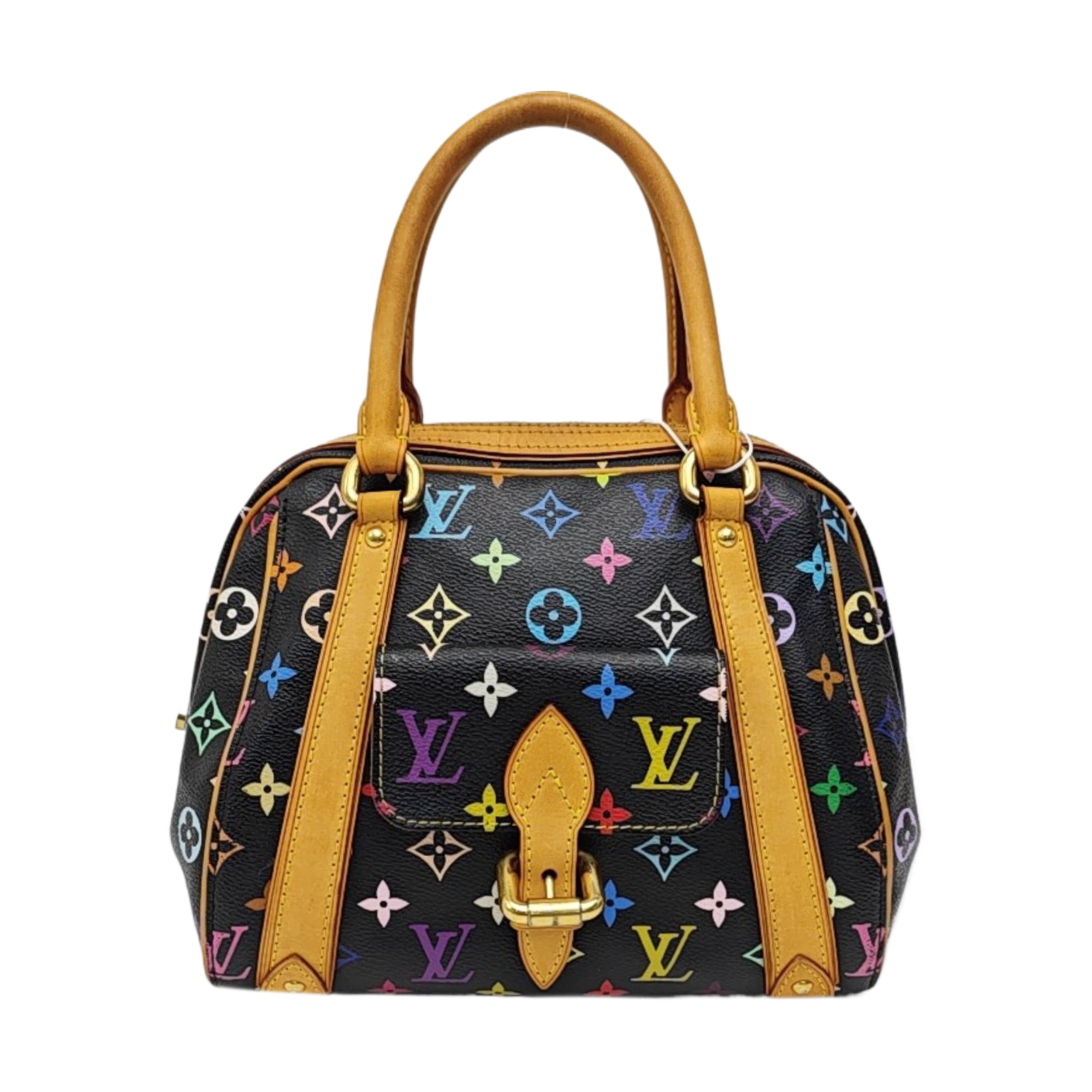 LV × TM PRISCILLA Monogram Coated Canvas Black