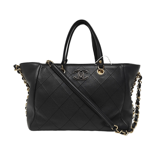BOWLING Quilted Calfskin Black