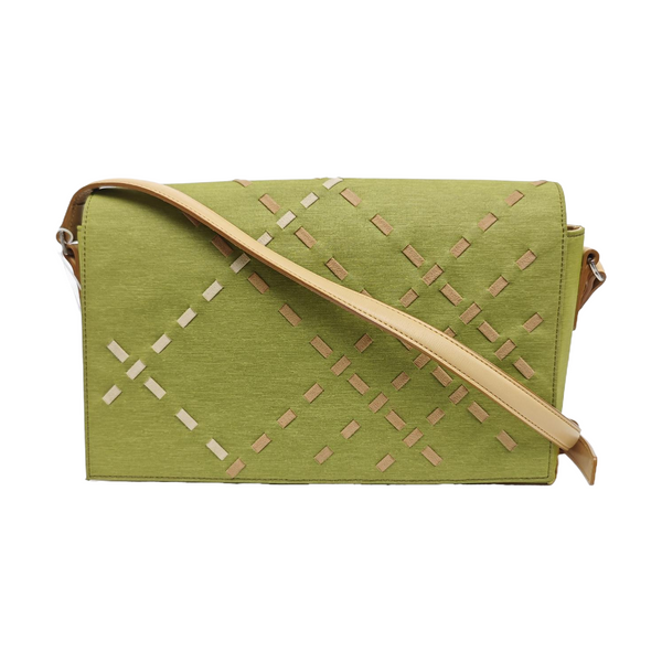 Fabric Shoulder Bag Green