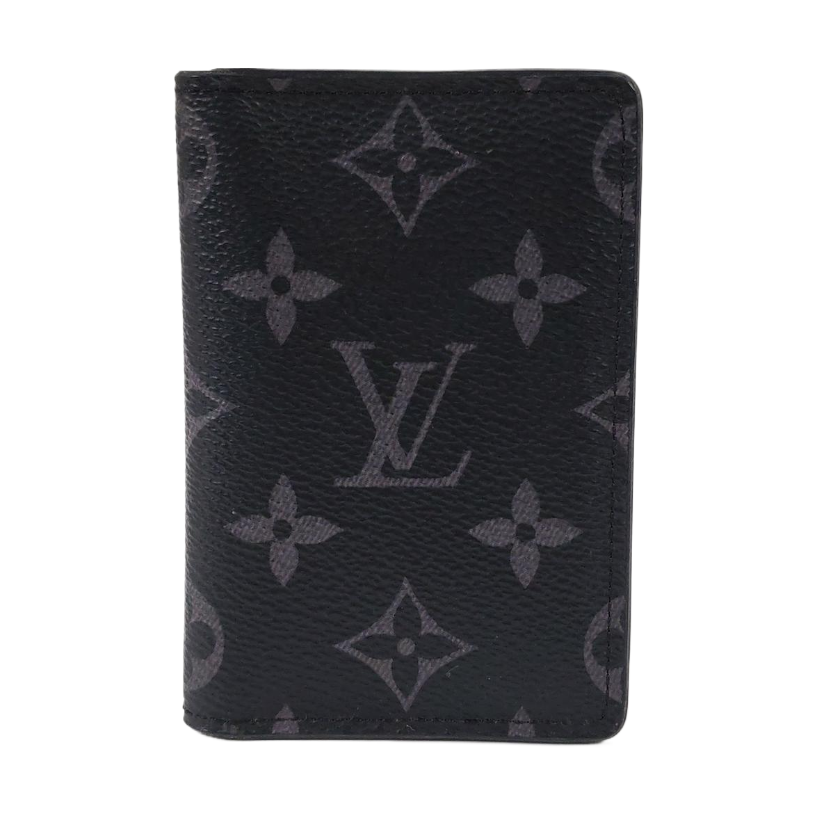 Monogram Coated Canvas Wallet Mini Black