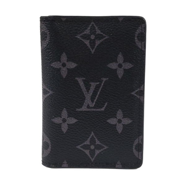 Monogram Coated Canvas Wallet Mini Black