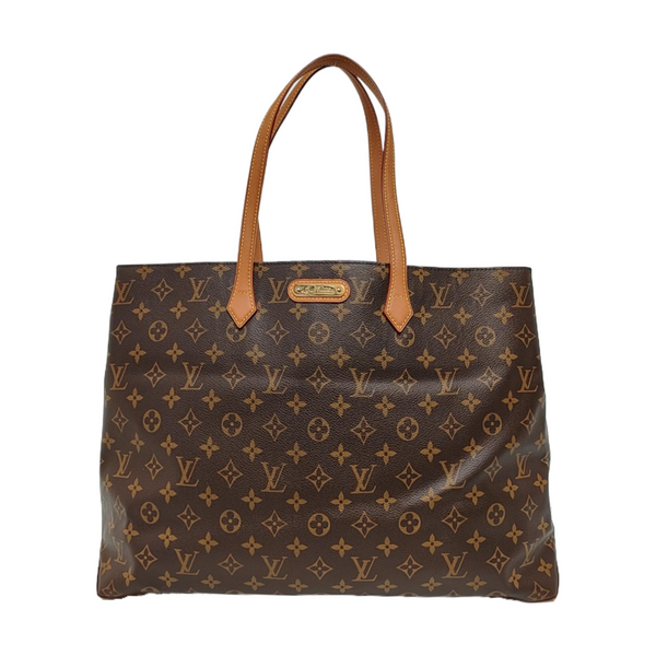WILSHIRE GM Monogram Coated Canvas Brown