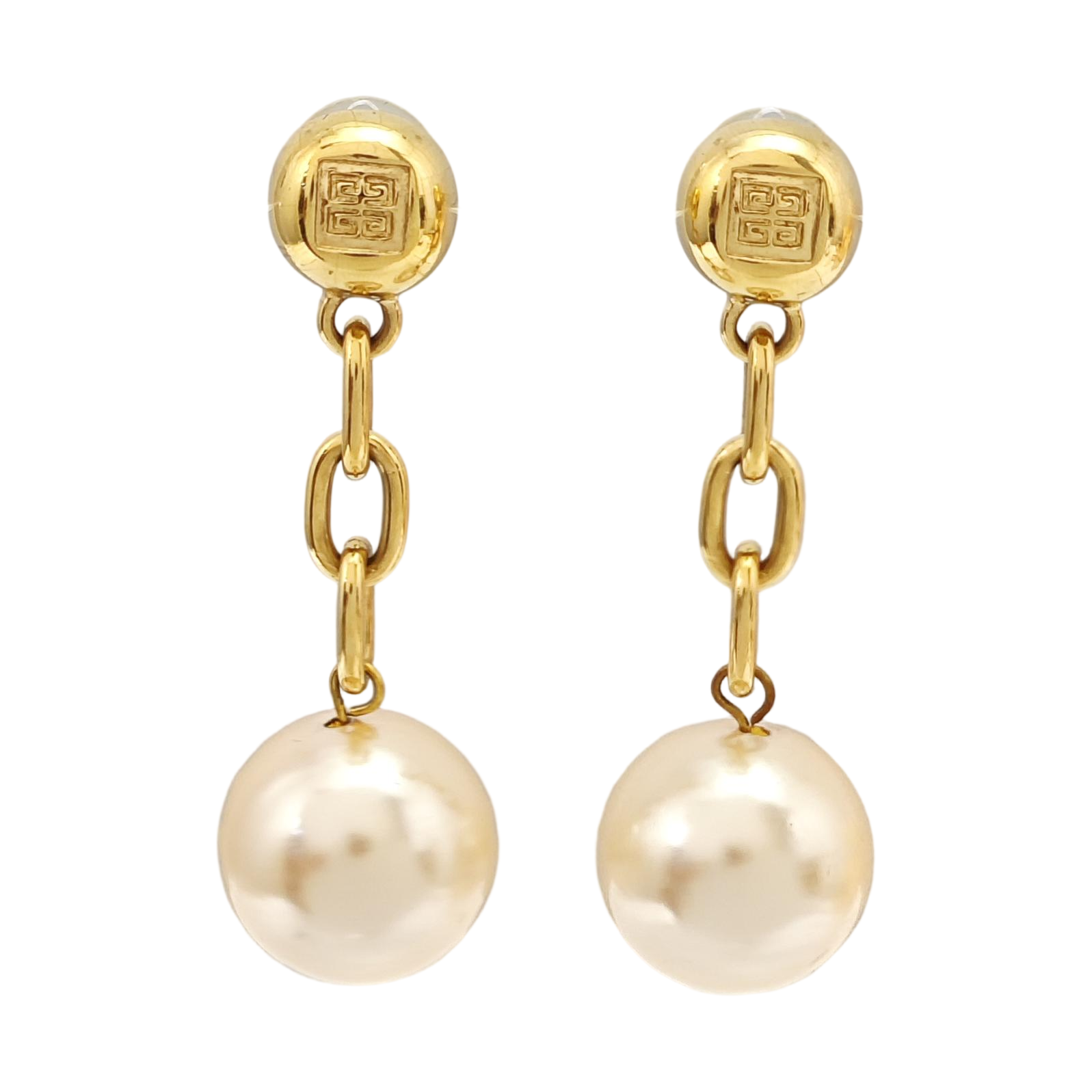 Metal Gold Stud Earrings