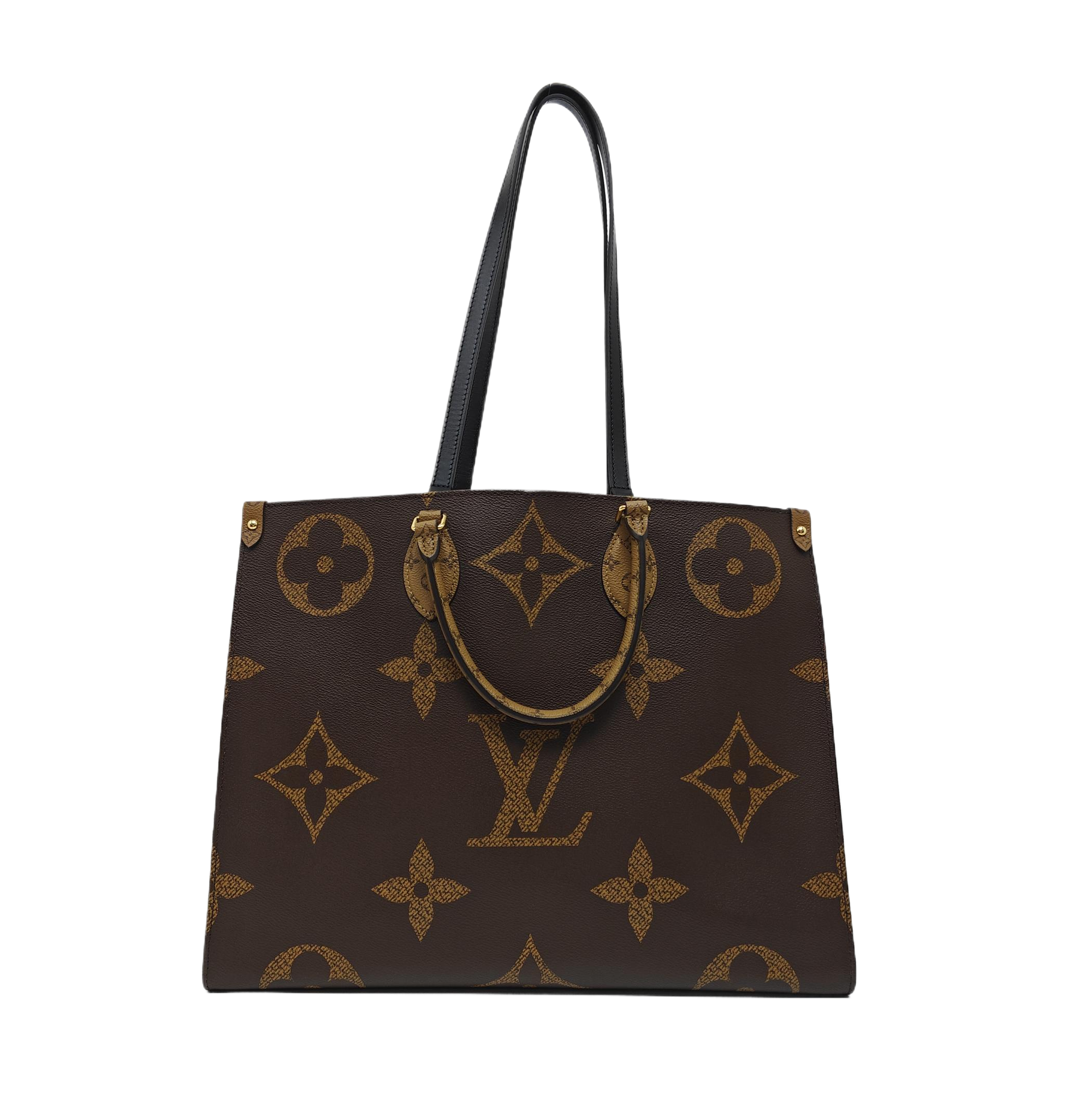 ONTHEGO GM Monogram Coated Canvas Brown