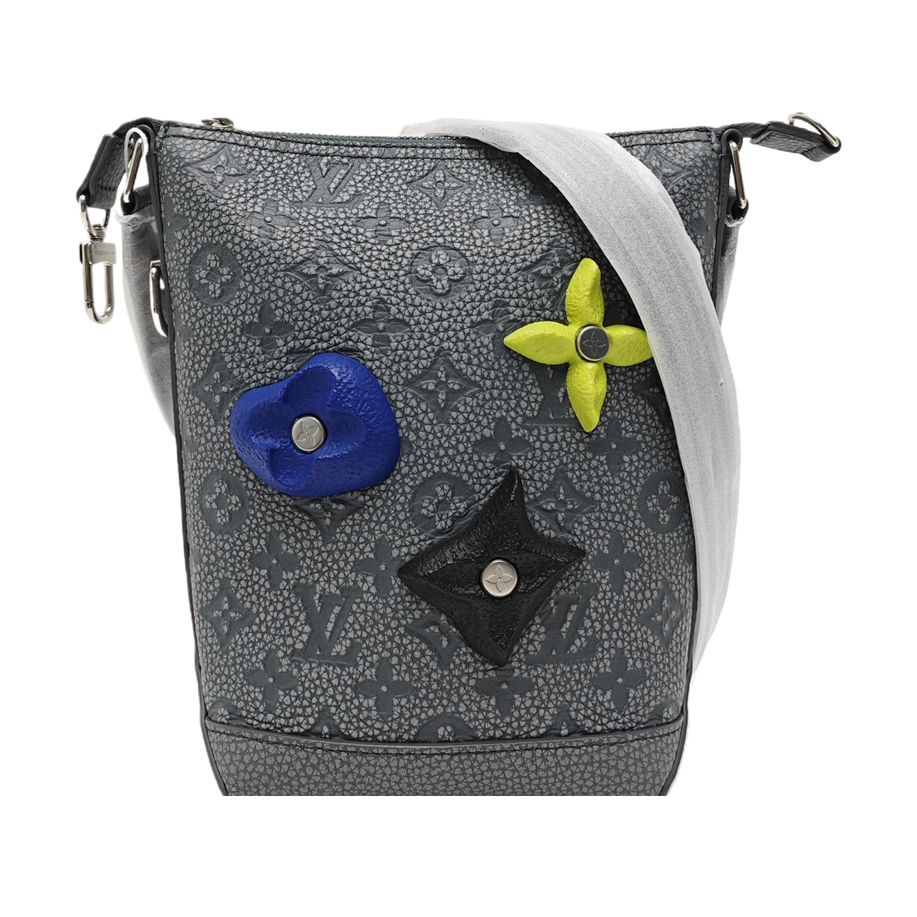CRUISER PM Monogram Calfskin Gray