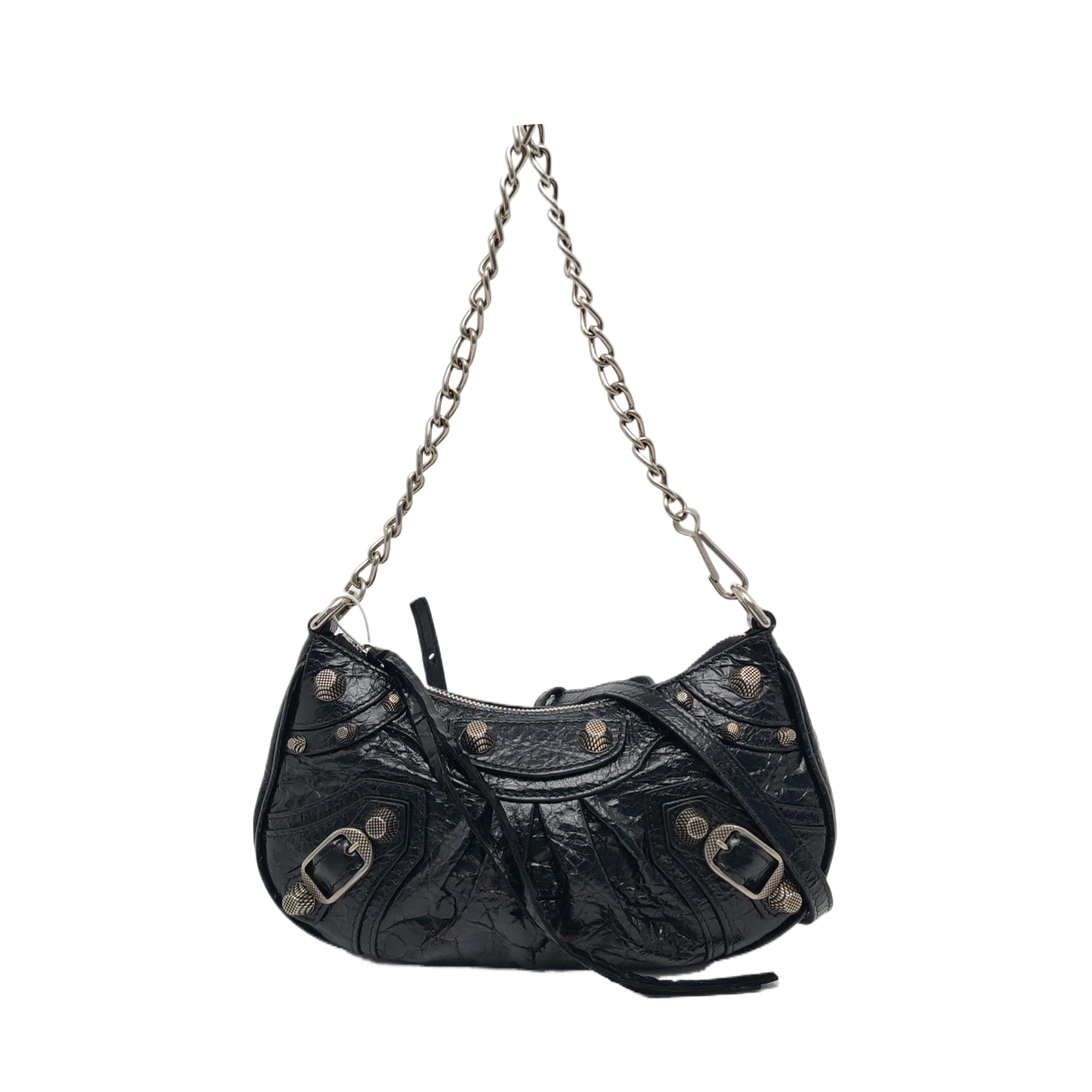 Le Cagole Mini Lambskin Black