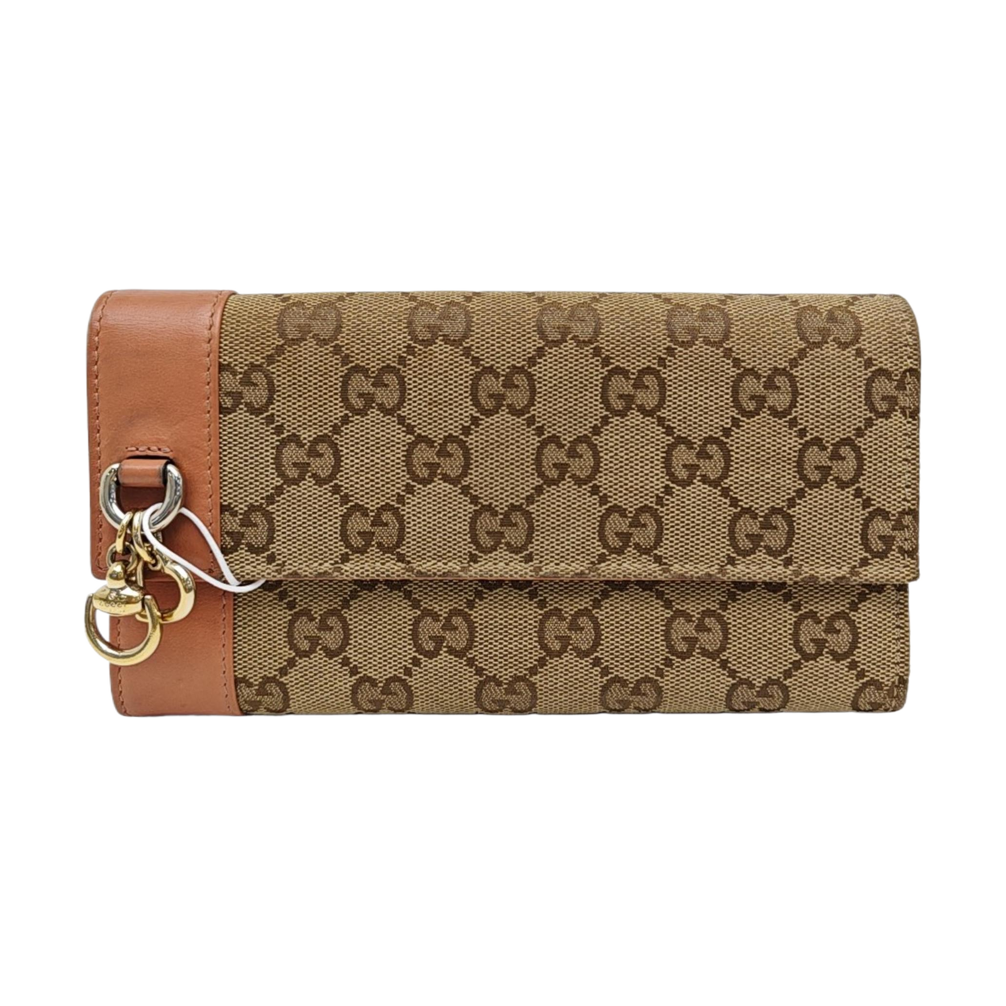 Monogram Canvas Wallet Brown