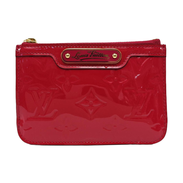Patent Leather Coin Purse Red