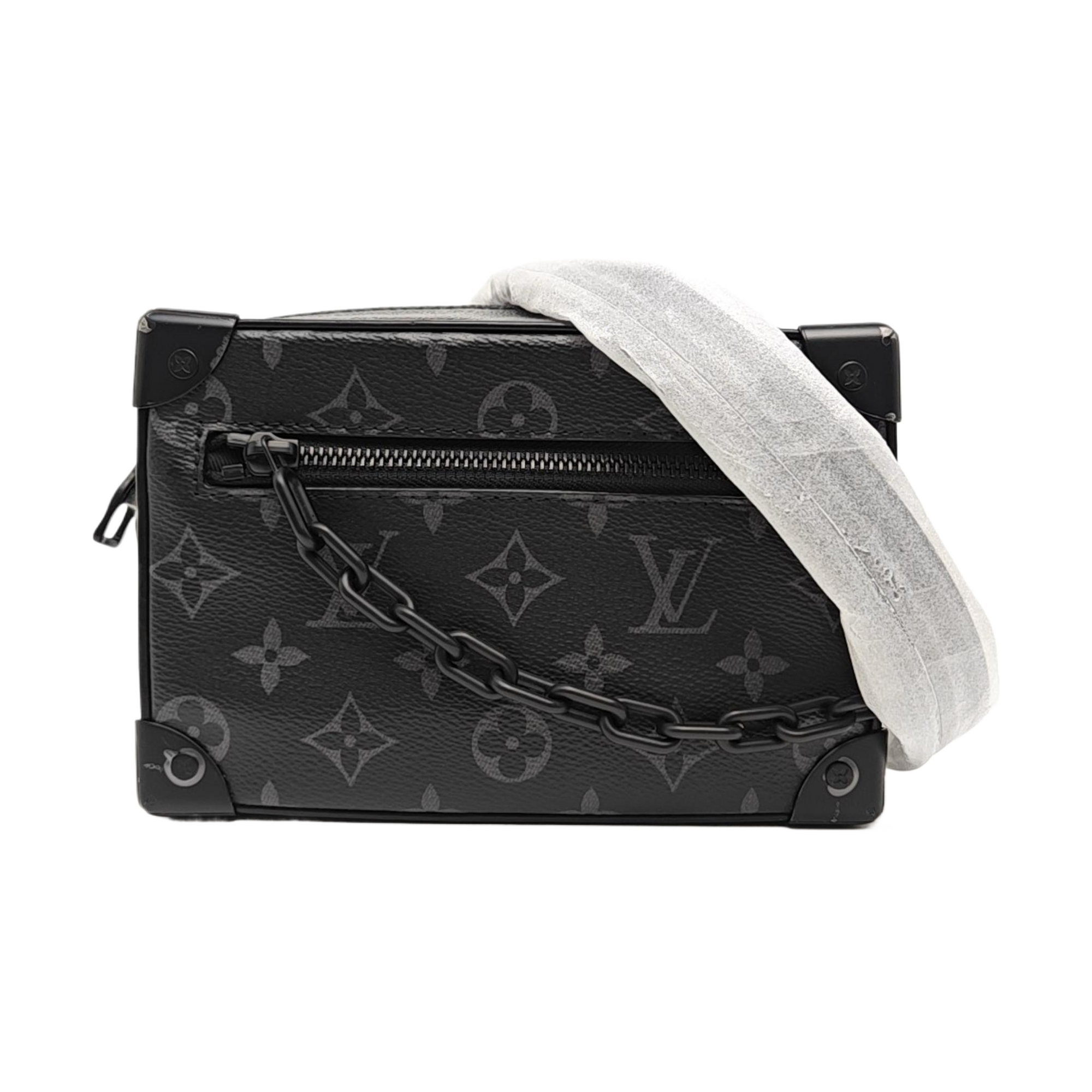 SOFT TRUNK Mini Monogram Coated Canvas Black