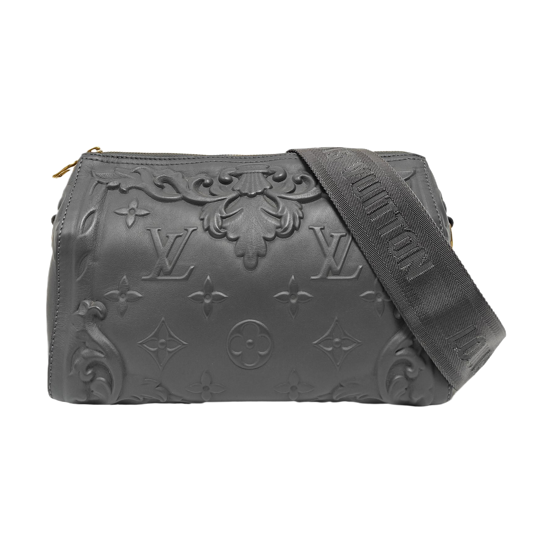 KEEPALL GM Monogram Calfskin Gray