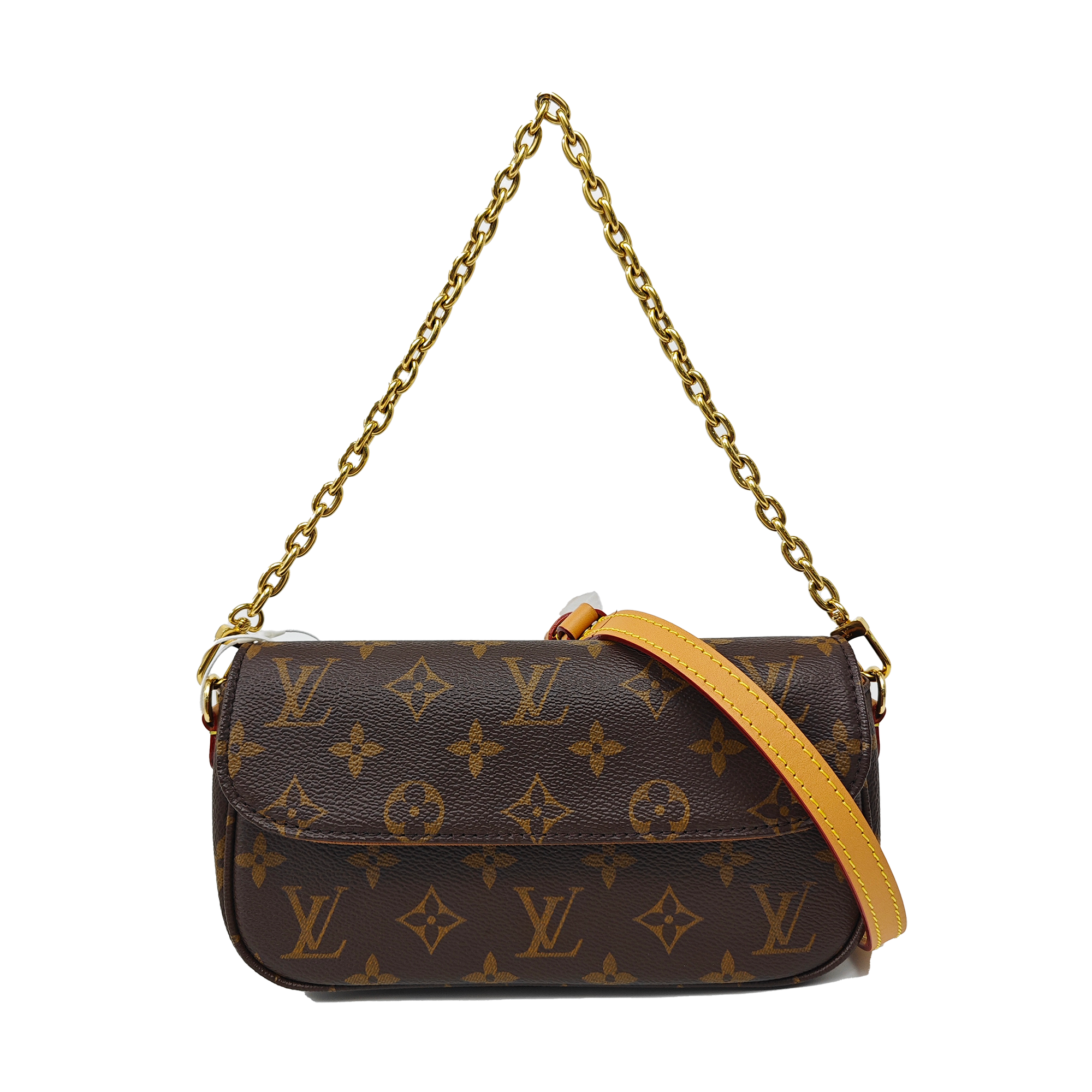 IVY Monogram Coated Canvas Brown