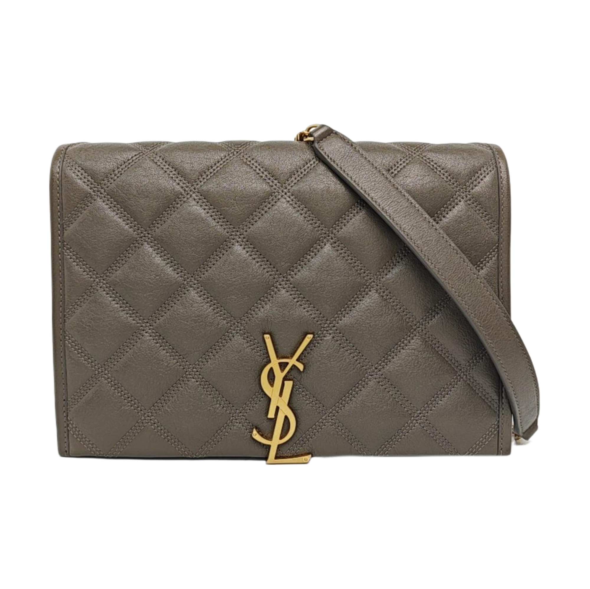 BECKY Quilted Lambskin Green