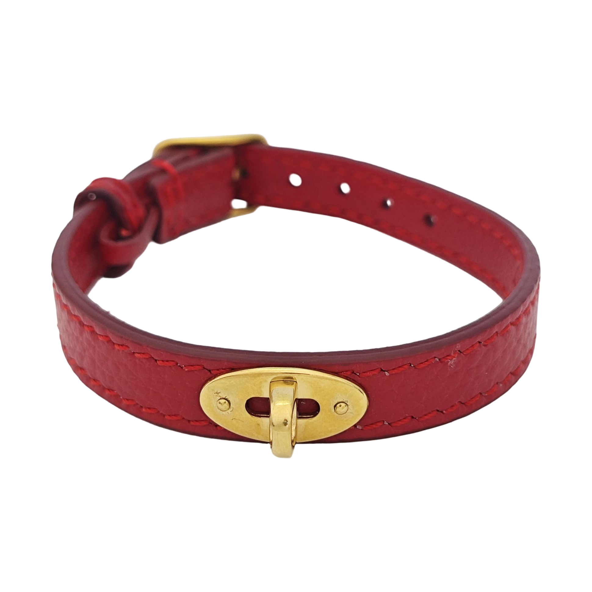Leather Red Bracelet