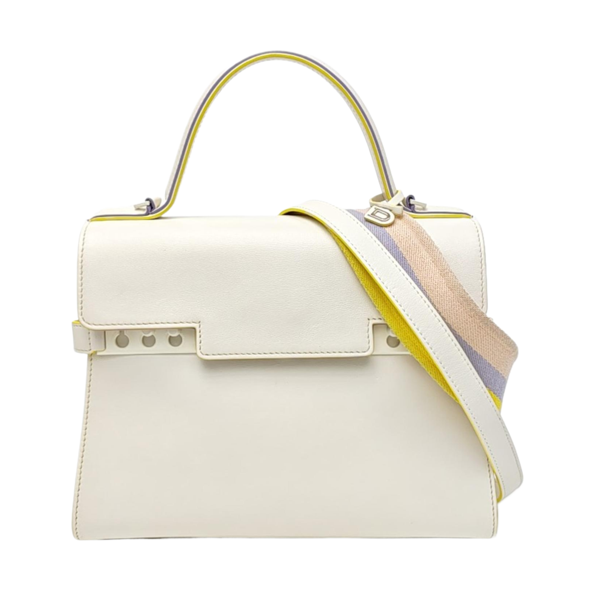 Tempête Medium Calfskin White
