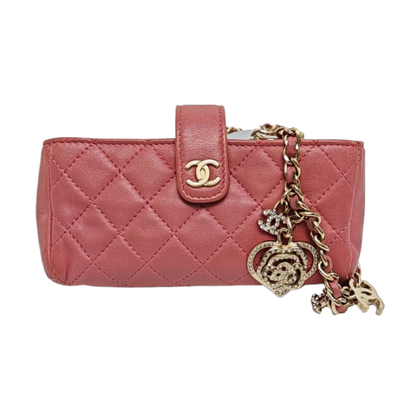 Quilted Lambskin Mini Pink