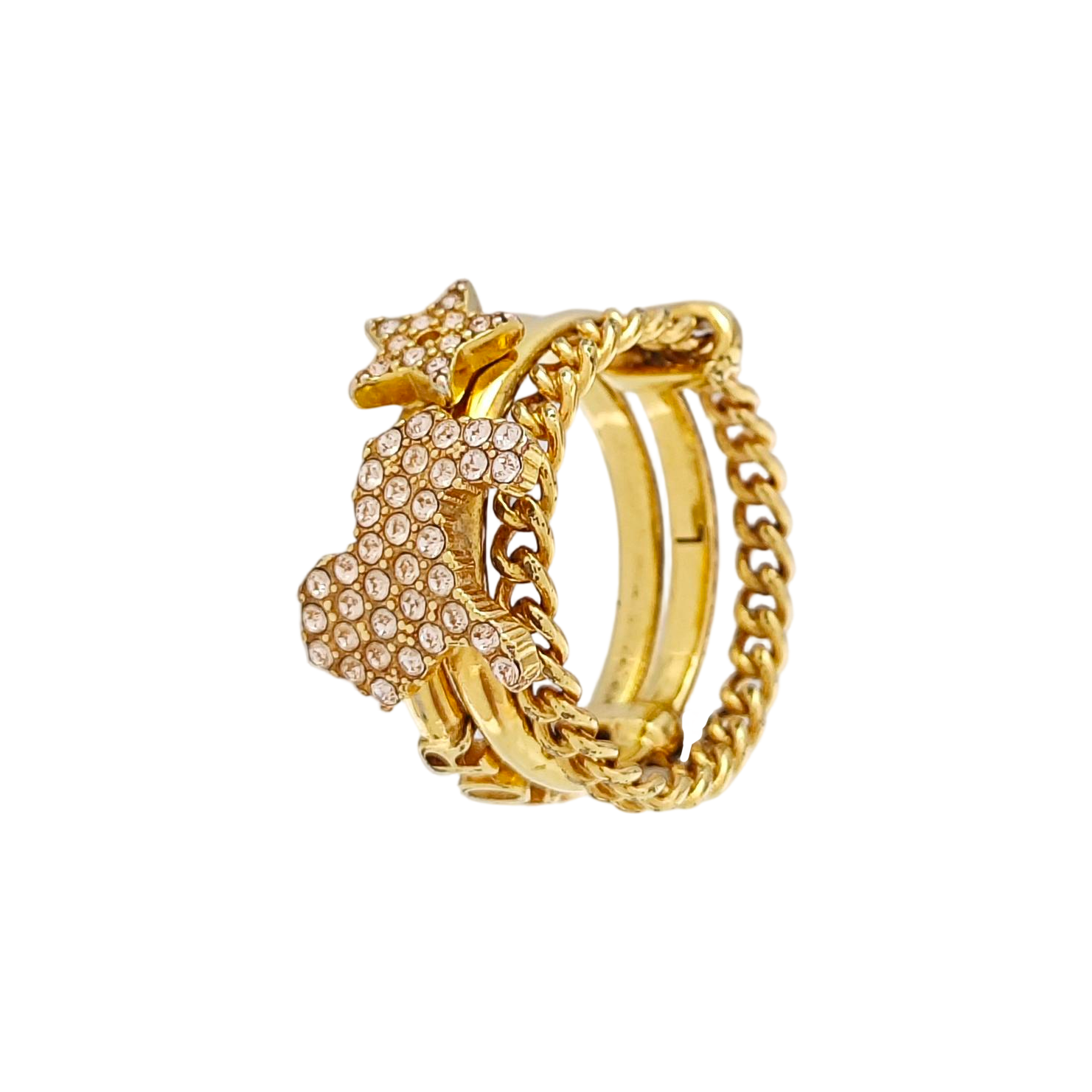 Diorable Metal Gold Ring EU 54